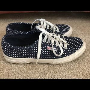 Superga Polka Dot shoes - size 8.5